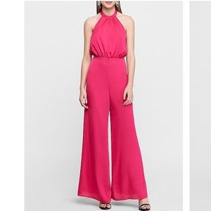 Halter Neck Wide Leg Jumpsuit NWT